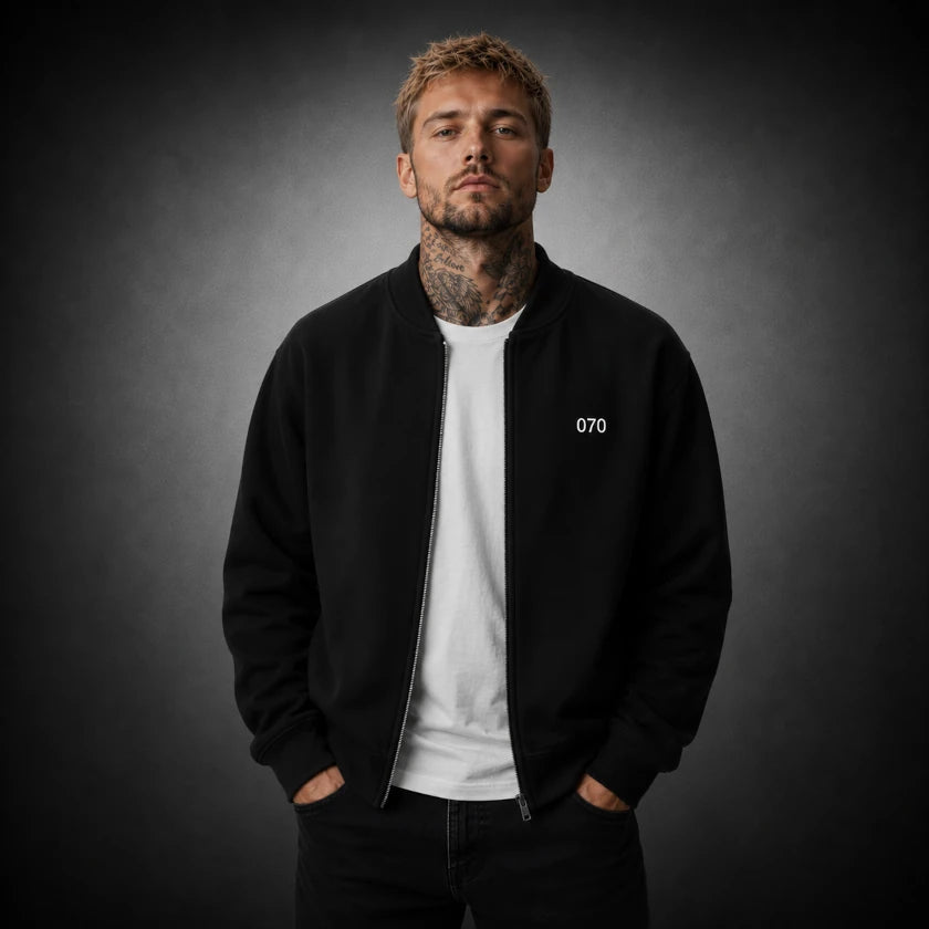 070 College Jacket – Black