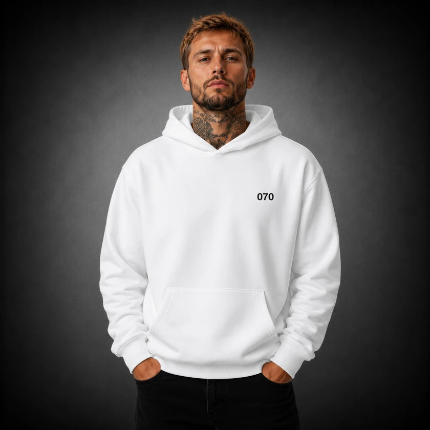 070 Hoodie - White